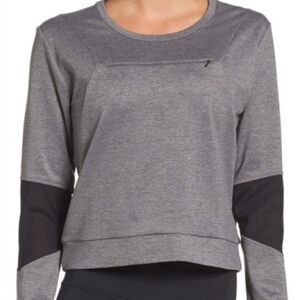 Zella Women's All Day Gray Long Sleeve Workout Top